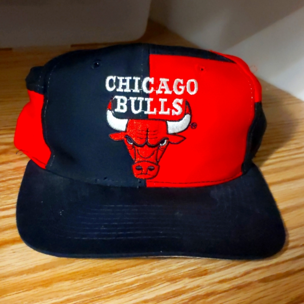 Vintage Jordan Era Bulls Twill Snapback Cap